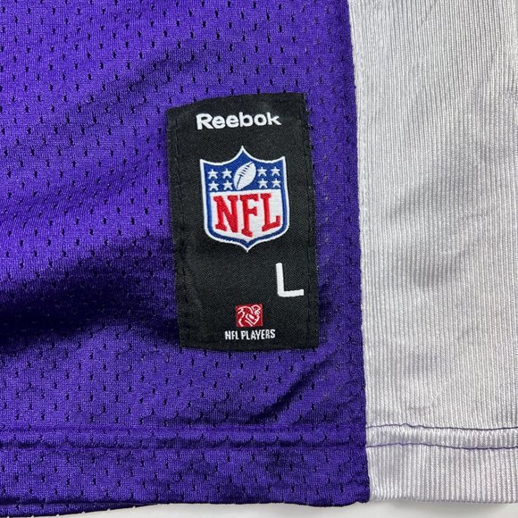 Y2K Reebok NFL Minnesota Vikings Adrian Peterson 28 Jersey Youth Large Purple - Picture 2 of 12